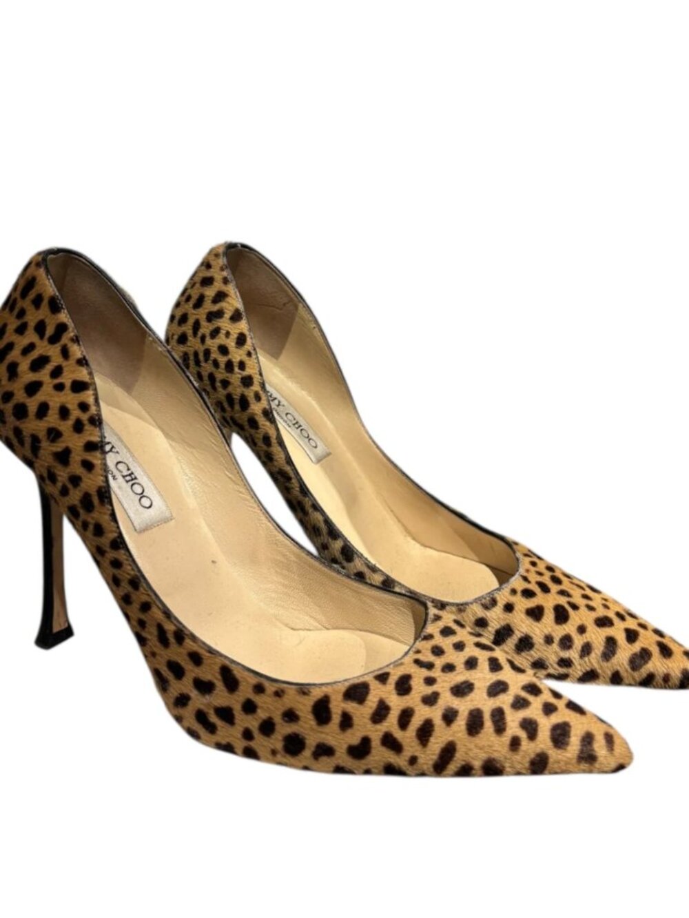 Jimmy Choo Animal Print Heels, 38.5